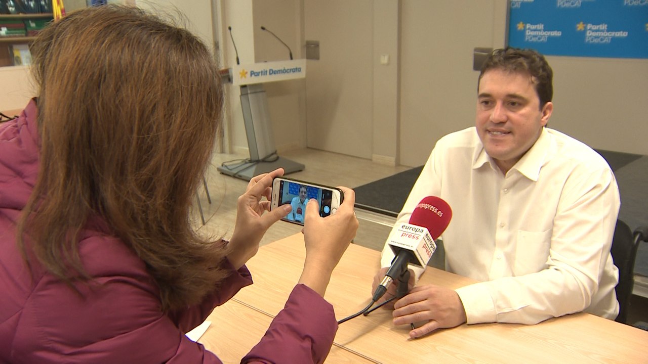 Presidente del PDeCAT, David Bonvehí