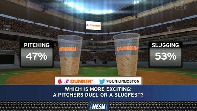 Dunkin' Poll: Which is more exciting, a pitchers duel or slugfest?