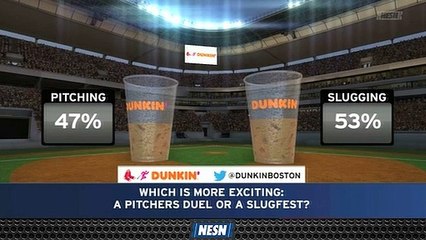 Dunkin' Poll: Which is more exciting, a pitchers duel or slugfest?