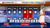 Triple digit heat continues on Wednesday