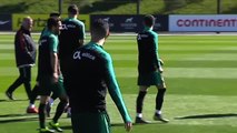Cristiano se entrena con su selección por segundo día consecutivo