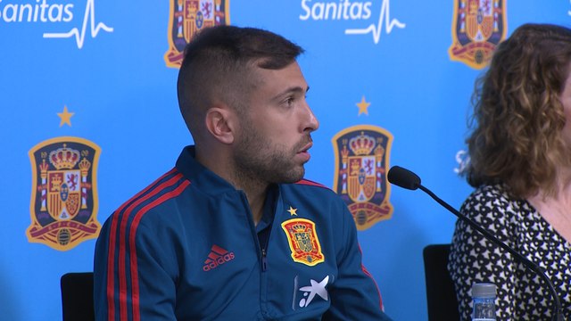 Jordi Alba: Piqué querrá jugar con Catalunya