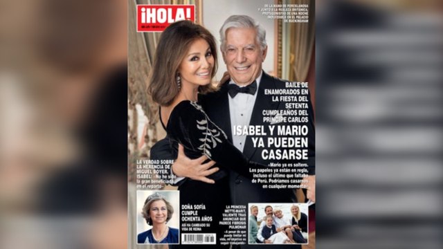 Isabel Preysler ya puede casarse con Mario Vargas Llosa