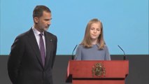 Rey y Princesa de Asturias inician la lectura de la Constitución