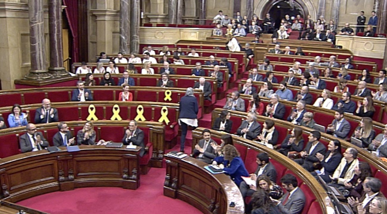 Sesión de control en el Parlament