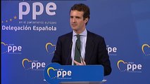 Casado señala que el PSOE se ha convertido en el 