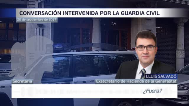 Un guardia civil dice que encontraron papeles rotos del 'exnúmero dos' de Junqueras sobre escenarios posteriores al 1-0 en una papelera