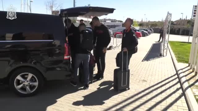 La selección española llega a la Ciudad del Fútbol