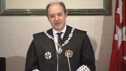 El nuevo presidente del TSJM defiende la independencia judicial