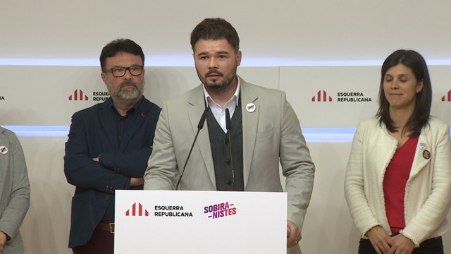 Rufián rechaza chantajes del PSOE