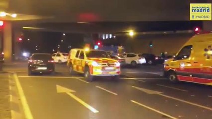 Un ciclista grave tras perder el control de su bicicleta en Madrid