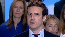 Casado valora la manifestación en contra del juicio 1-O