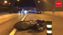 Siniestro vial en la M-50 de Boadilla del Monte en Madrid