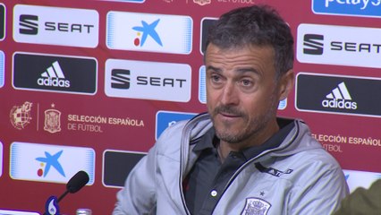 Luis Enrique en rueda de prensa