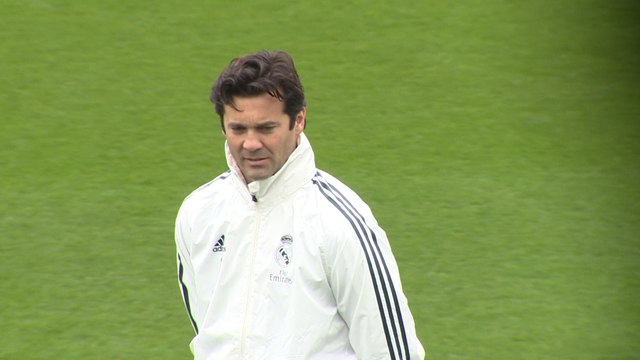 Primer entrenamiento de Solari con el Real Madrid