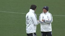 Solari dirige su primer entrenamiento como técnico del Real Madrid