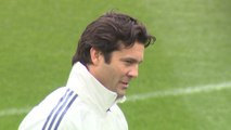 Primer día de Santiago Hernán Solari con el Real Madrid
