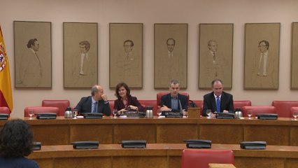 Calvo comparece en comisión del Congreso