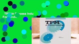 TPM in Process Industries  For Kindle