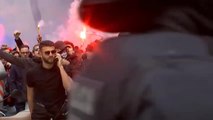 Seis personas han sido detenidas por la pelea entre ultras del Lyon y Barça