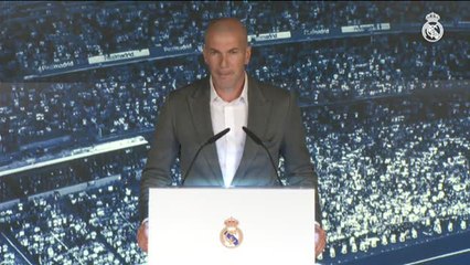 Zidane: "Estoy muy feliz de volver a casa"