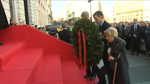 Sánchez preside el primer acto del día en homenaje a las víctimas del 11M