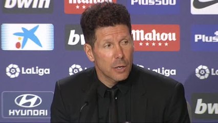 Simeone: "No es fácil ganar siempre y estamos compitiendo muy bien"