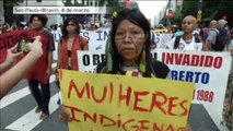 Masivas movilizaciones en toda América Latina en el Día Internacional de la Mujer