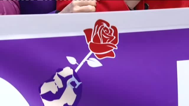 Nutrida presencia de ministras acompañadas de Begoña Gómez en la manifestación del 8M de Madrid