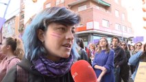 Miles de personas acuden a la manifestación feminista de Badajoz