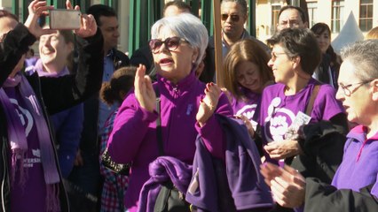 Varias acciones en toda España completan la huelga feminista