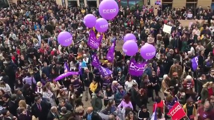Concentración feminista en Asturias