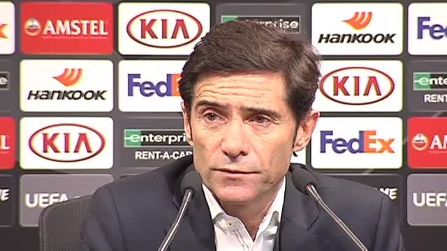 Marcelino: Si después de ganar dos partidos estamos eufóricos es que somos poco inteligentes