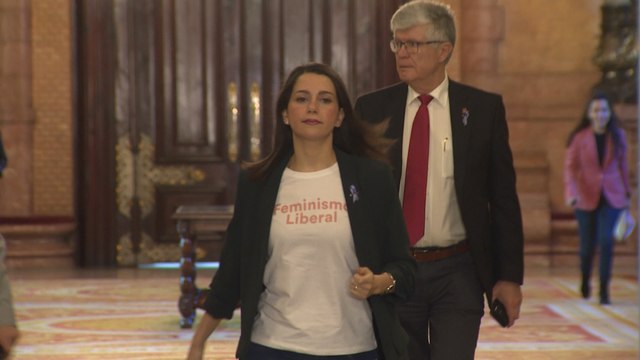Inés Arrimadas en el Parlament