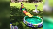 Caidas y Videos graciosos 2019 las mejores caidas de  niños en piscina  2019