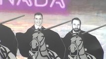 Polémico mural: compara a los líderes políticos con 'La Manada'