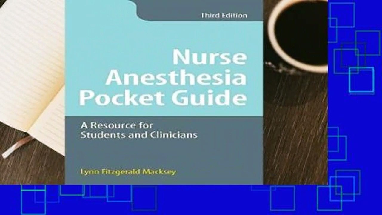 [GIFT IDEAS] Nurse Anesthesia Pocket Guide video Dailymotion
