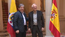 Encuentro de Josep Borrell con el ministro de Relaciones Exteriores de Colombia