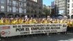 Movilización en Avilés esta mañana contra cierre de empresa Alcoa