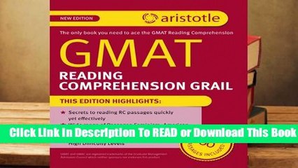 Online GMAT Reading Comprehension Grail  For Kindle