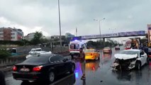 Maltepe'de zincirleme trafik kazası