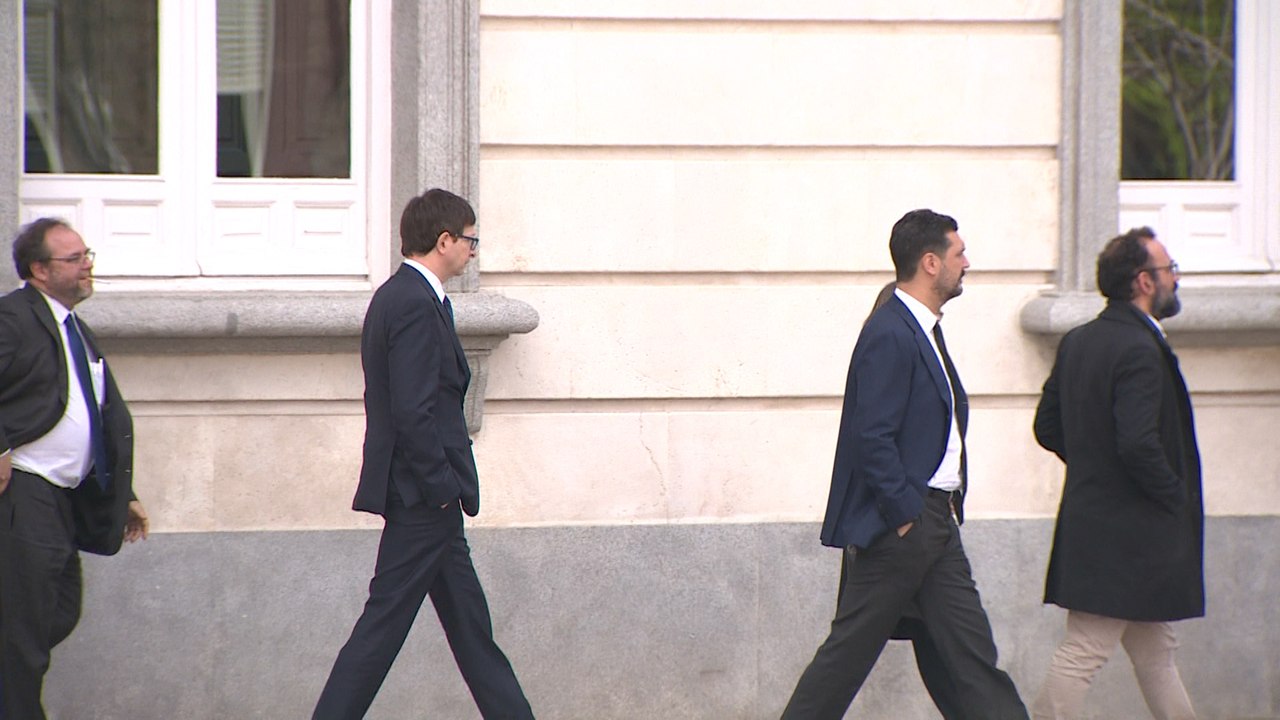 Salidas del receso en el juicio del 'procés'