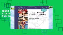 [BEST SELLING]  Master Techniques in Orthopaedic Surgery: The Foot and Ankle