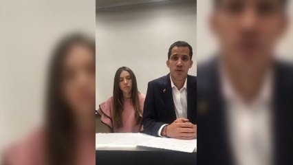 Guaidó llama a los venezolanos a movilizarse si le detienen