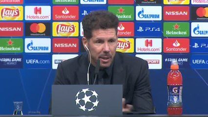 Simeone: "El resultado es tan contunde que lo que expliquemos del partido no tiene sentido"