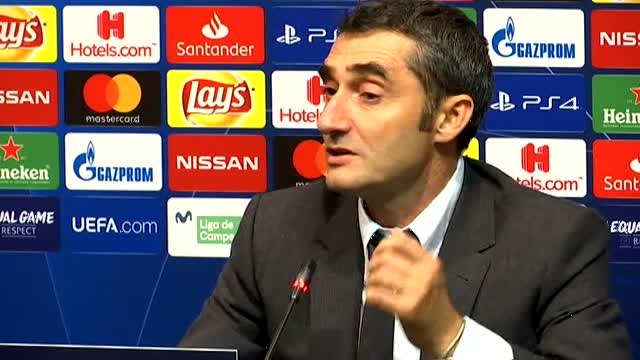 Victoria del Barça ante el Inter con Leo Messi en la grada