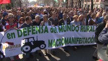 El mundo rural se manifiesta para defenderse del 