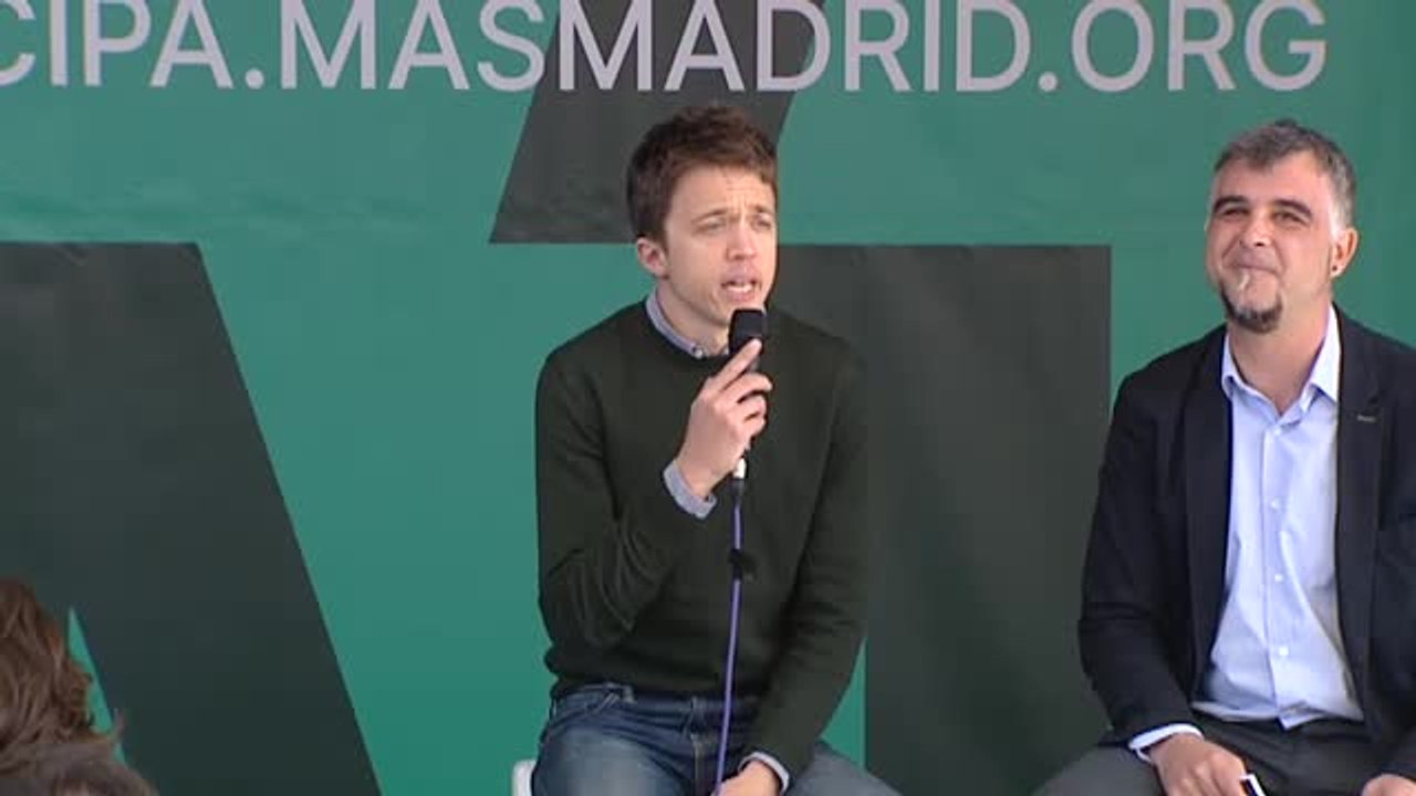 Errejón: "Mi España, nuestra España, es la del 8M"
