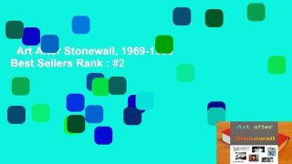 Art After Stonewall, 1969-1989  Best Sellers Rank : #2