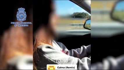 Detenida una menor por conducir a más de 220 km/h